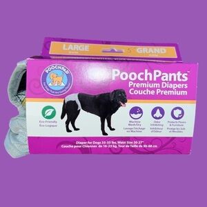 Nwt PoochPants  🐶 premium Doggie diaper for large breed dogs